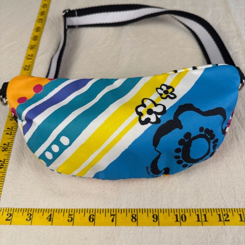 Brighton Shoulder Bag Womens Small Multicolor Pop Art Graffiti Love Heart Floral